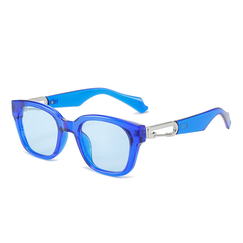 Venta al por mayor Hollow-out Mirror Leg PC Gafas de sol para hombres y mujeres